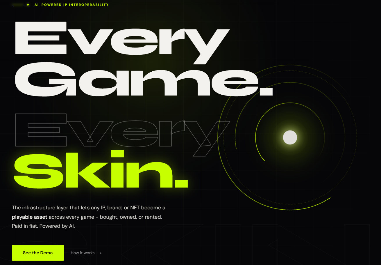 Landing Page screenshot
